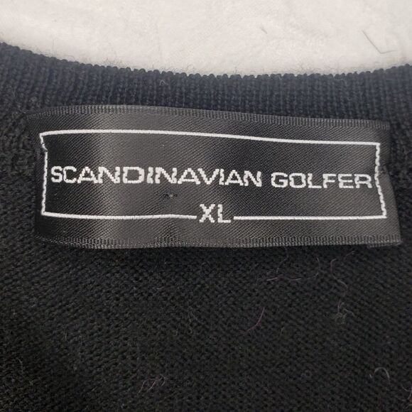 Argyle Merino Wool Vintage Polo - Picture 7 of 8